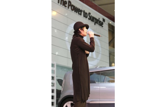 2006 부산국제모터쇼 가수 테이 공연